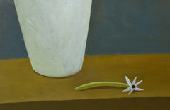 Flowers in White Vase