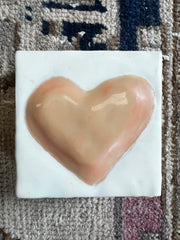 Loved, Soft Coral Heart
