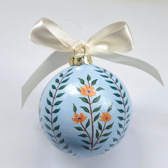 Golden Florals Ornament