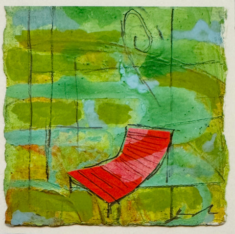 Orange Chaise