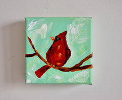 Cardinal in Green