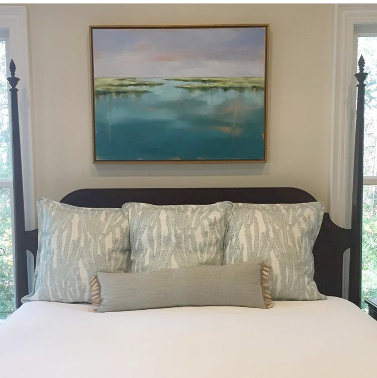Artist: Shannon Wood; Interior Design: Sidney Wagner Interiors