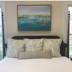 Artist: Shannon Wood; Interior Design: Sidney Wagner Interiors